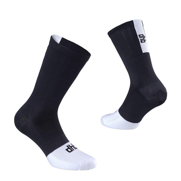 Dhb  Black Summer Lite Aeron Tall Sock in Size 7 - 11, Sports Direct