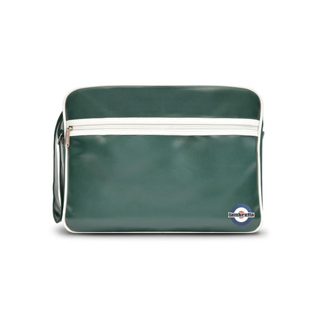 Dk Green/White - Lambretta - Men's Retro Flight Bag