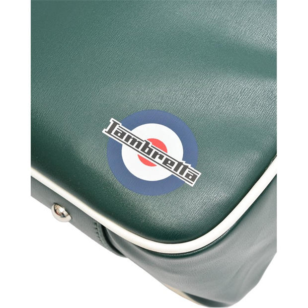 Dk Green/White - Lambretta - Men's Retro Flight Bag