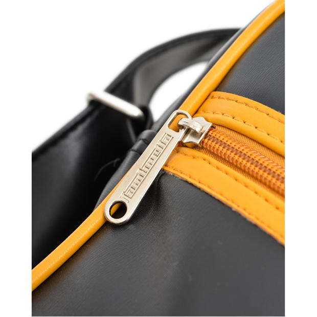 Black/Mustard - Lambretta - Men's Retro Flight Bag
