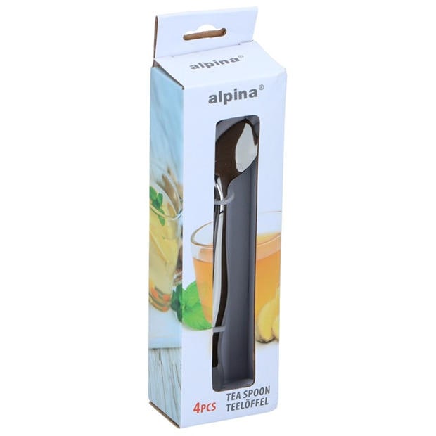 Multi - Alpina - ALPINA Stainless Steel Tea Spoons 4 pcs