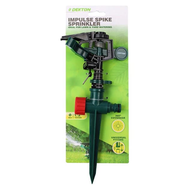 Green/Red - Dekton - Impulse Spike Garden Sprinkler