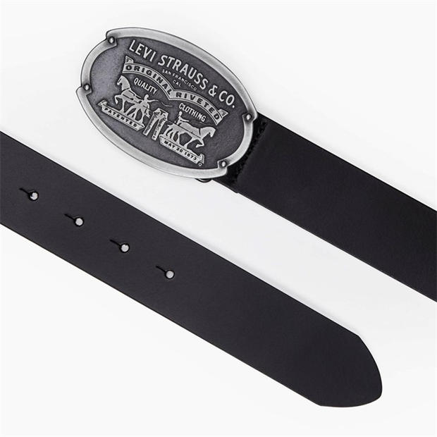 Caviar - Levis - Men's Billy Plaque Leather Belt