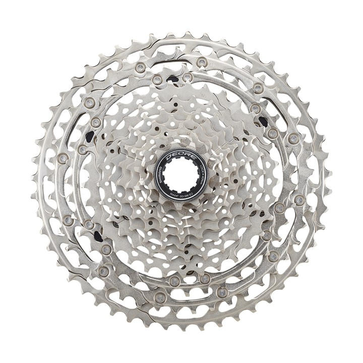 Photos - Cassette Shimano CS-M5100 Deore 11-Speed , 11-51T - Silver