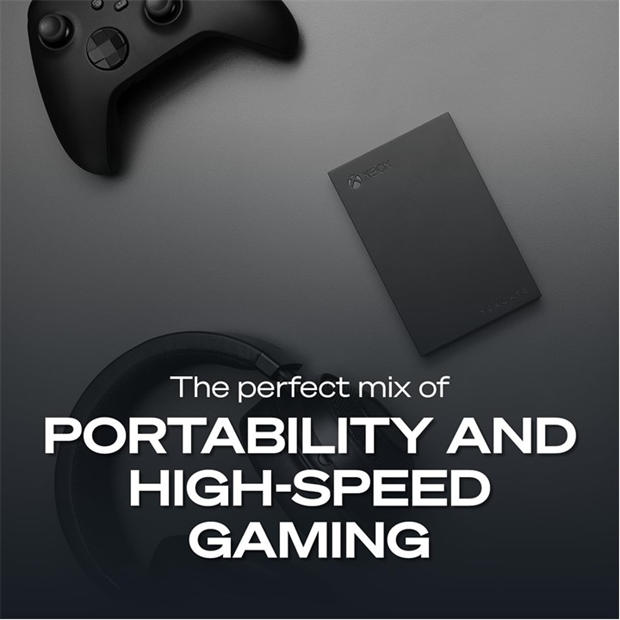 Black - Seagate - Seagate Game Drive for Xbox 2TB External Hard Drive Portable