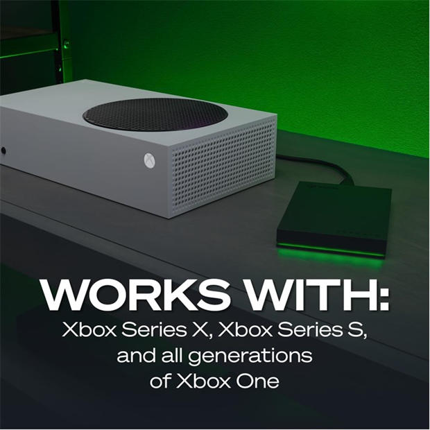 Black - Seagate - Seagate Game Drive for Xbox 2TB External Hard Drive Portable