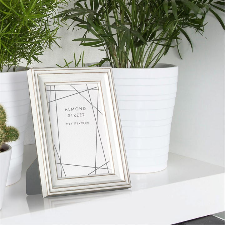 Gallery  White Alford Photo Frame 6X4in (3Pk) in Size 4x6, Sports Direct