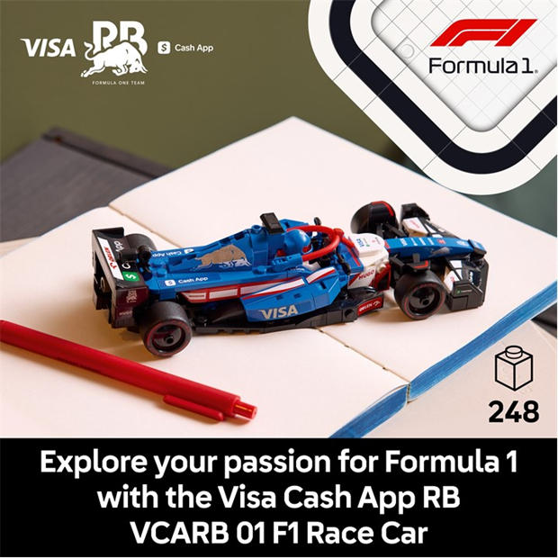 Ф1 РБ ВКАРБ 01 - LEGO - Speed Champions 77246 Visa Cash App RB VCARB 01 F1 Race Car