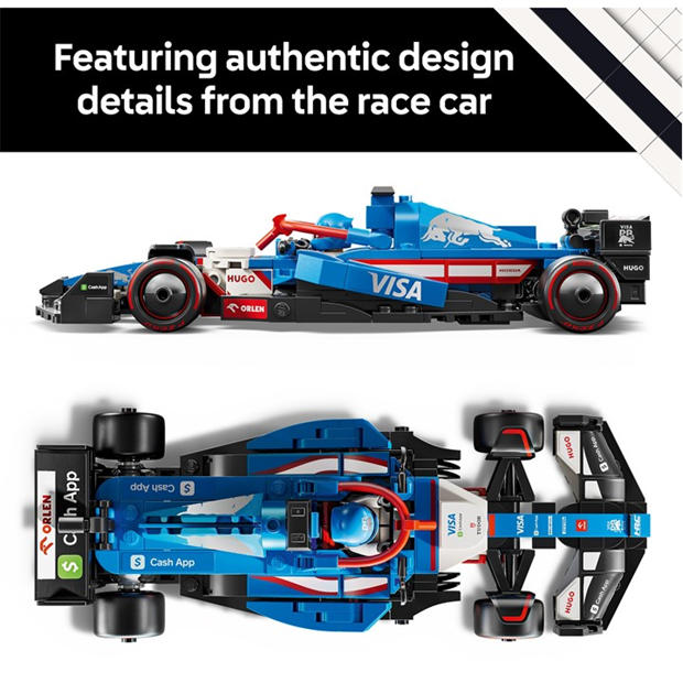 Ф1 РБ ВКАРБ 01 - LEGO - Speed Champions 77246 Visa Cash App RB VCARB 01 F1 Race Car