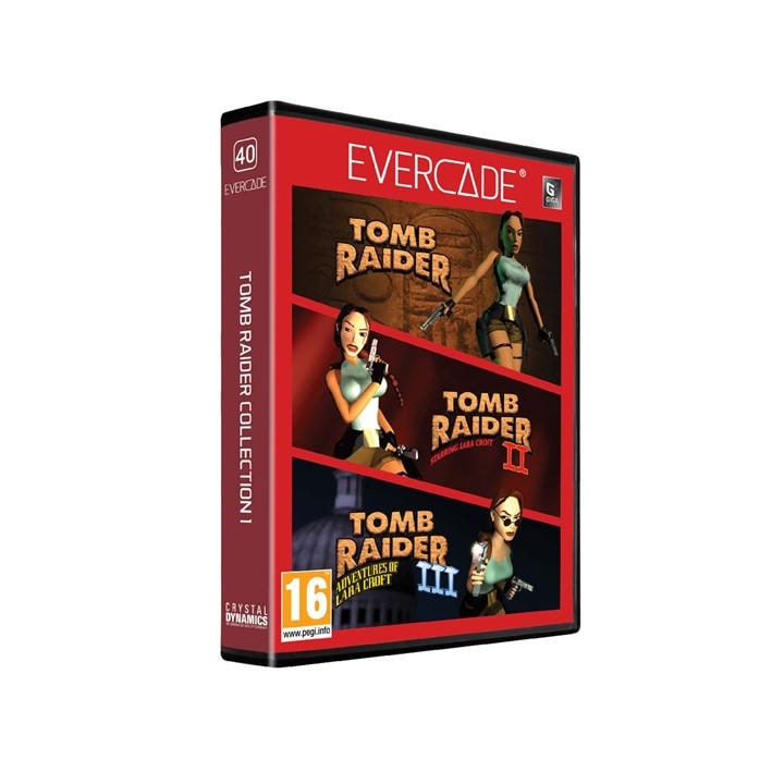 Evercade  None Tomb Raider Collection Retro Console Software, Sports Direct
