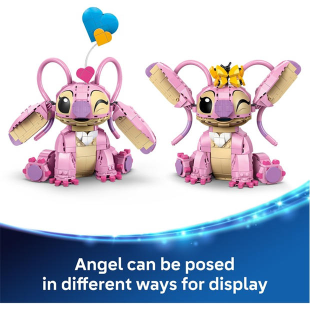 Angel - LEGO - LEGO® Disney Angel Lilo & Stitch Building Toy for Girls Boys and Kids 43257