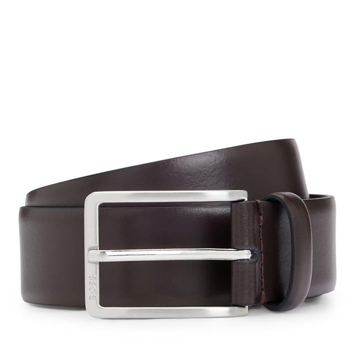 Boss Men's Brown Logo Belt in Size M, Sports Direct