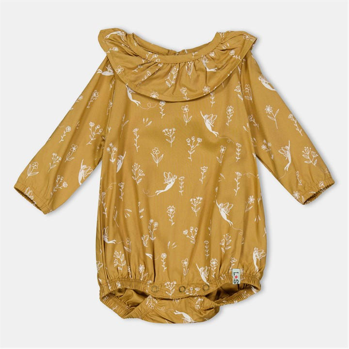 Lilly And Sid Girls Yellow Kids' Fairy Baby Bodysuit in Size XS Girls, Sports Direct