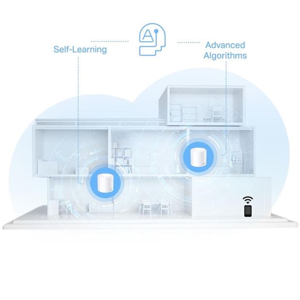 Black - TP-Link - TP-Link AX1500 Whole Home Mesh Wi-Fi 6 System – 3 Pack