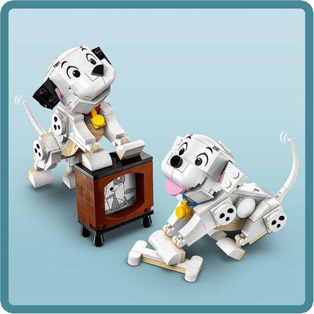 Lucky and Penny - LEGO - LEGO® Disney Lucky & Penny 101 Dalmatians Puppies Building Toy 43271