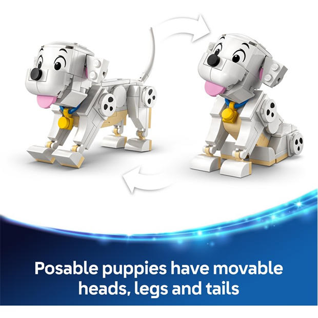 Lucky and Penny - LEGO - LEGO® Disney Lucky & Penny 101 Dalmatians Puppies Building Toy 43271