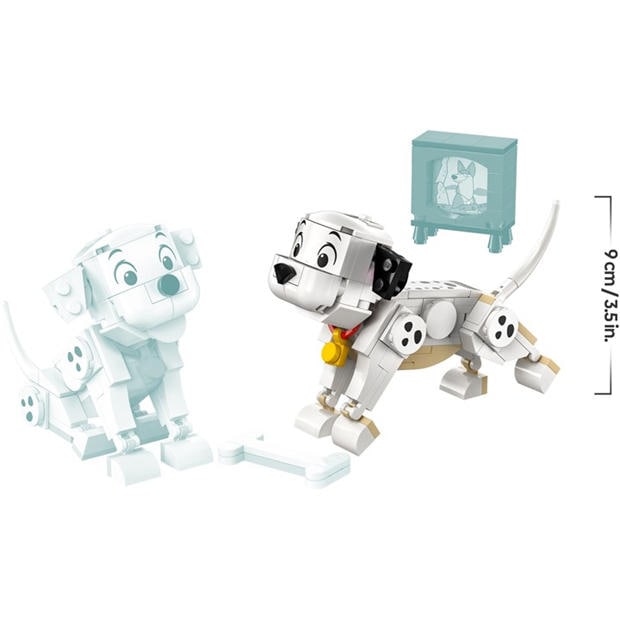 Lucky and Penny - LEGO - LEGO® Disney Lucky & Penny 101 Dalmatians Puppies Building Toy 43271
