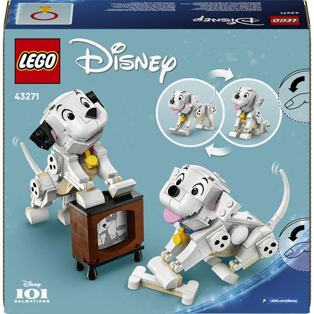 Lucky and Penny - LEGO - LEGO® Disney Lucky & Penny 101 Dalmatians Puppies Building Toy 43271