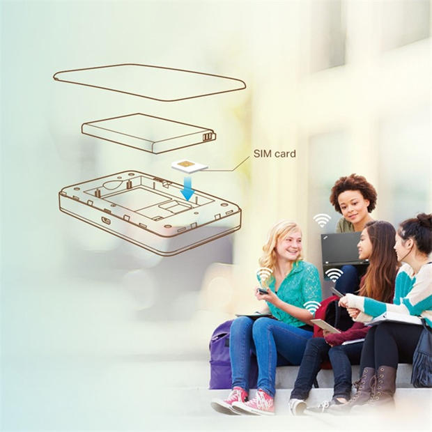 Black - TP-Link - TP-Link 4G LTE Mobile Wi-Fi - M7350