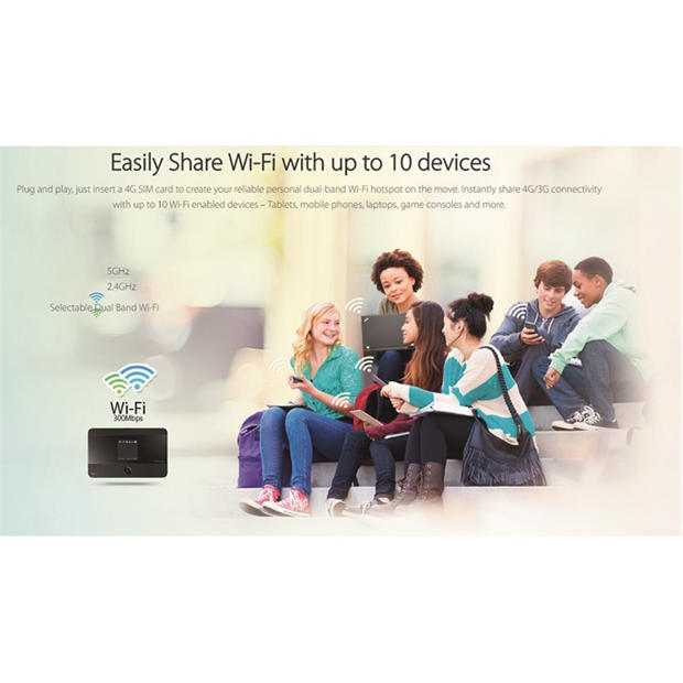 Black - TP-Link - TP-Link 4G LTE Mobile Wi-Fi - M7350