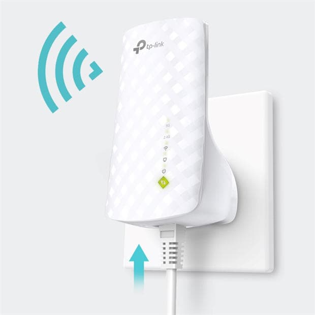 Black - TP-Link - TP-Link AC750 Wi-Fi Range Extender RE200