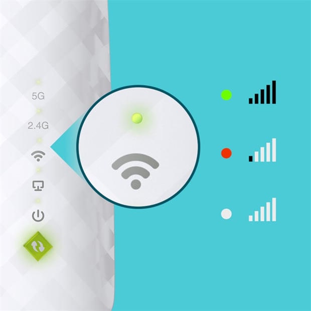 Black - TP-Link - TP-Link AC750 Wi-Fi Range Extender RE200