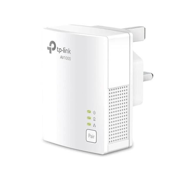 Black - TP-Link - TP-Link TL-PA7017 KIT PowerLine network adapter 1000 Mbit/s Ethernet LAN White 2 pcs