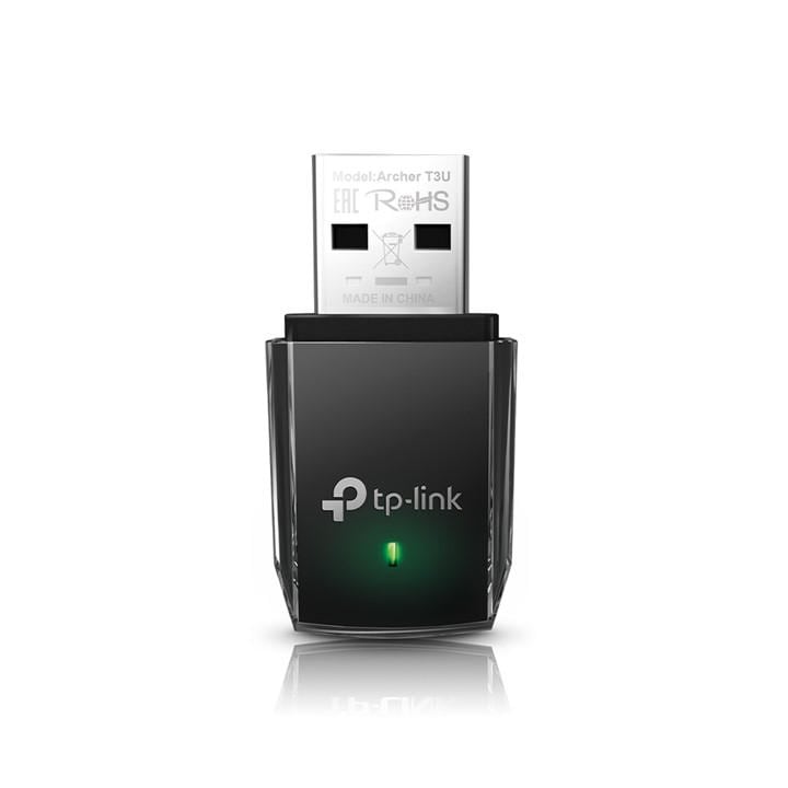 Tp-Link  Black Ac1300 Mini Wireless Mu-Mimo Usb Wifi Adapter Archer T3u, Sports Direct