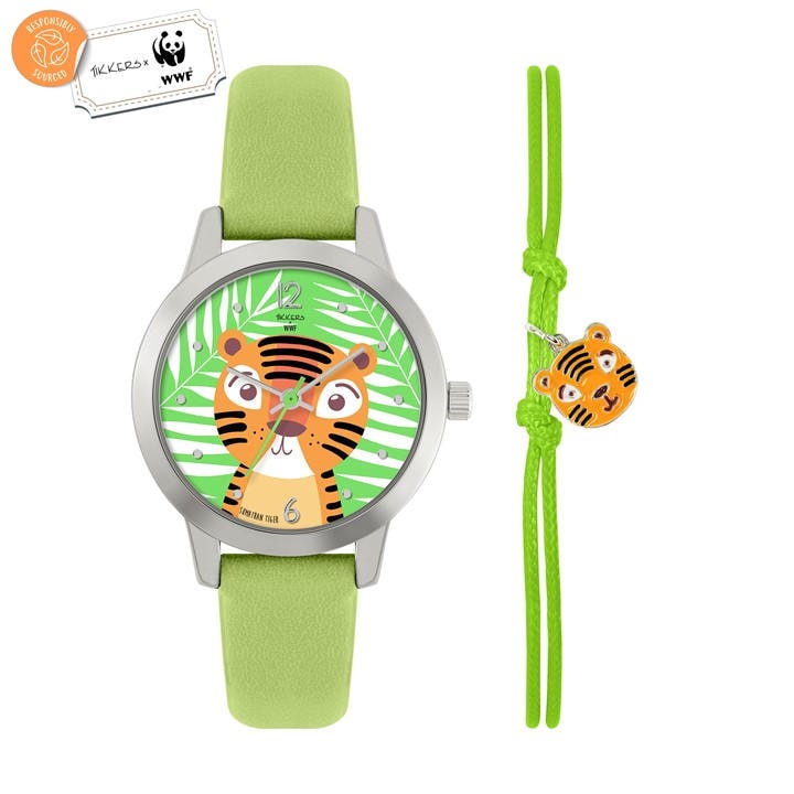 Tikkers  Kids  Kids' Tikker X Wwf Tiger Quartz Watch, Sports Direct