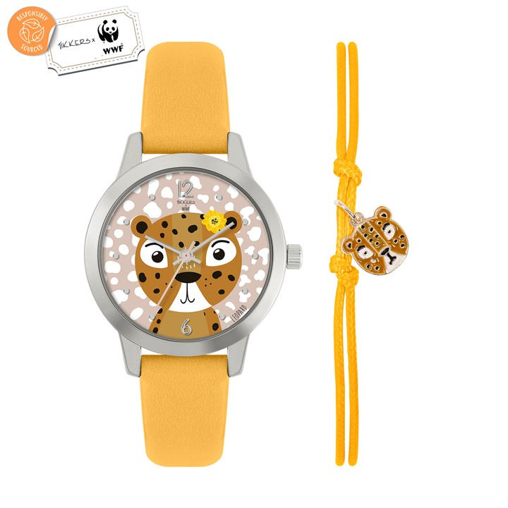 Tikkers  Kids  Kids' Tikker X Wwf Leopard Analogue Quartz Watch, Sports Direct