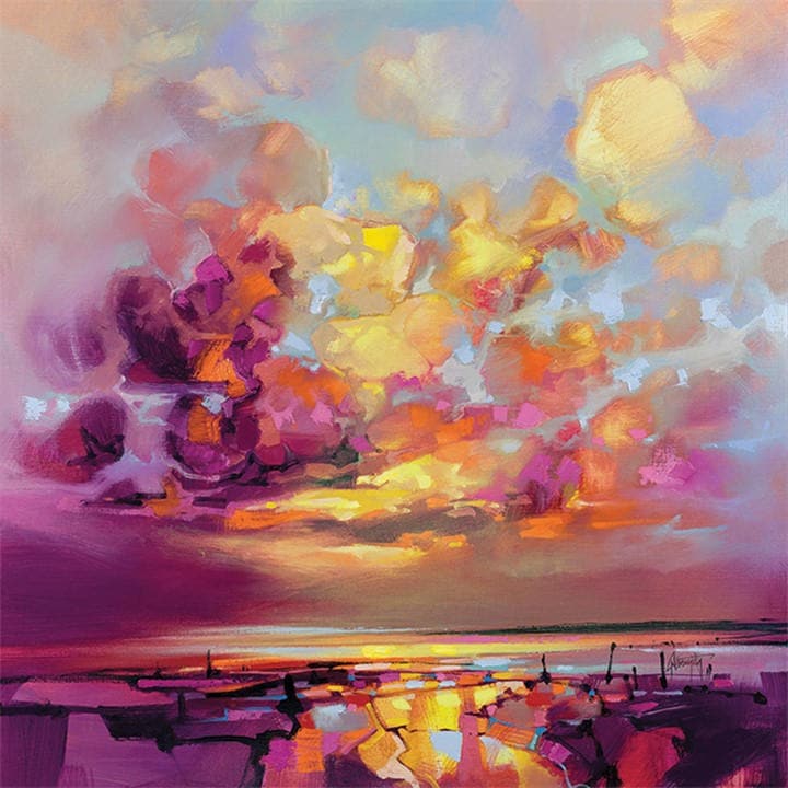 The Art Group   Scott Naismith Cloud Construction 60X60 Wall Art, Sports Direct