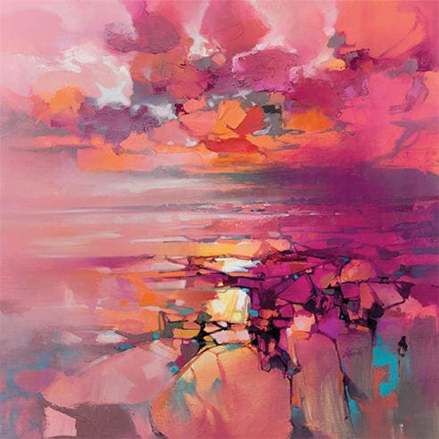 The Art Group - Scott Naismith Coral 60X60 Wall Art