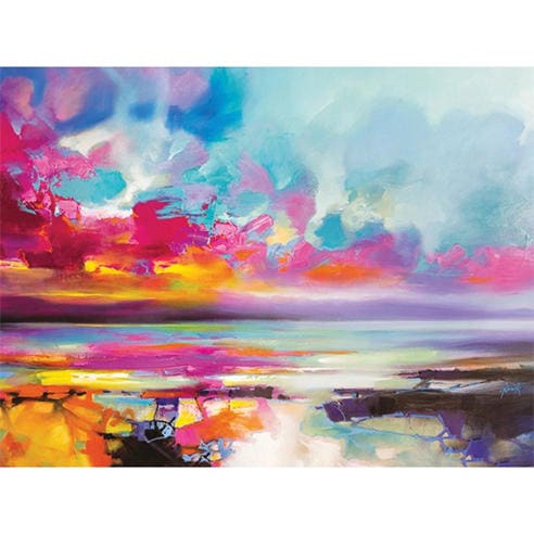 The Art Group - Scott Naismith Da Capo Magenta 60X80 Wall Art