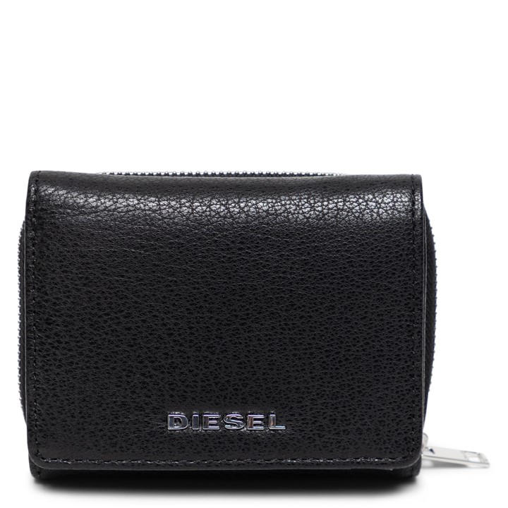 Diesel Men's Black Spejap Tri-Fold Wallet, Sports Direct