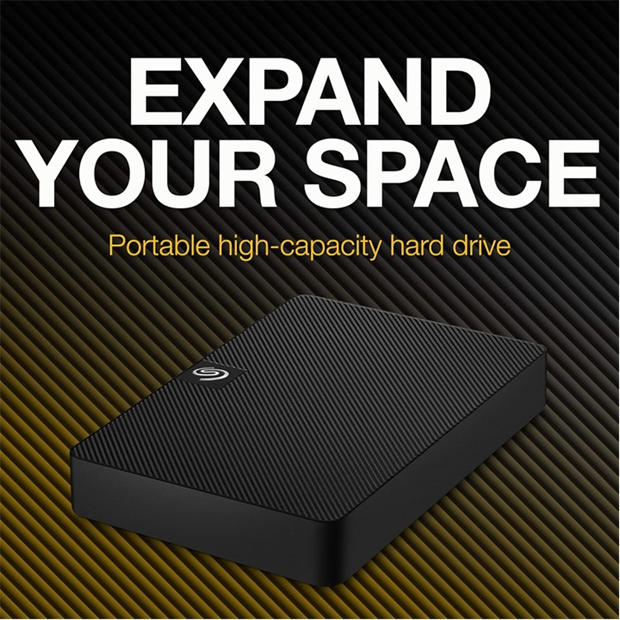 Black - Seagate - Seagate Portable Drive 5TB External Hard Drive