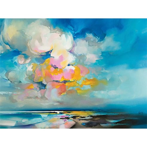 The Art Group - Scott Naismith Jura Blue 60X80 Wall Art
