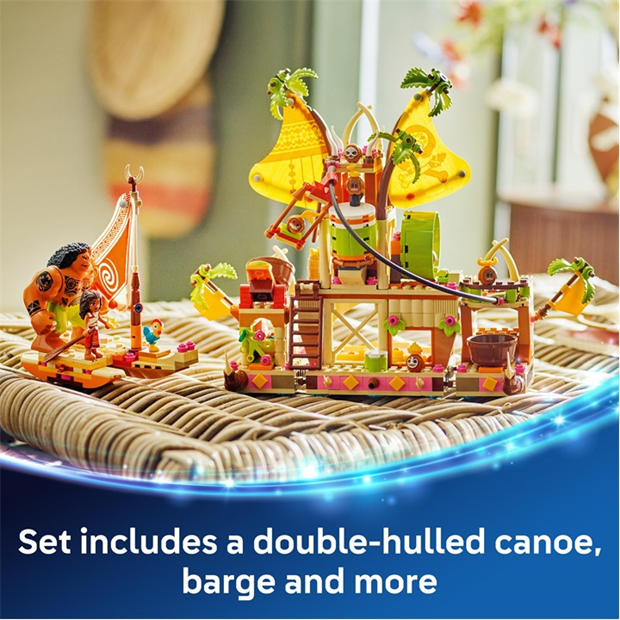 Kakamora Barge - LEGO - LEGO® Disney Moana 2 Kakamora Barge Toy Building Set 43258