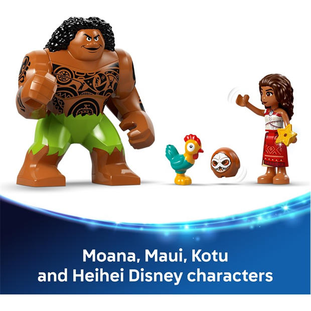 Kakamora Barge - LEGO - LEGO® Disney Moana 2 Kakamora Barge Toy Building Set 43258
