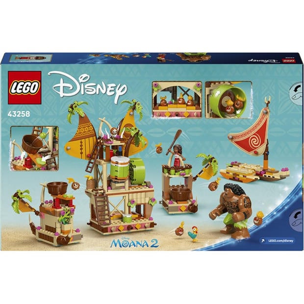 Kakamora Barge - LEGO - LEGO® Disney Moana 2 Kakamora Barge Toy Building Set 43258