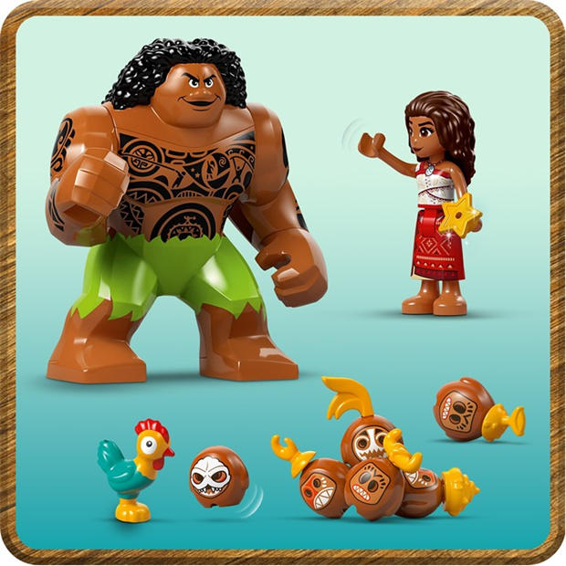 Kakamora Barge - LEGO - LEGO® Disney Moana 2 Kakamora Barge Toy Building Set 43258