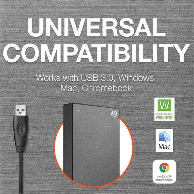Black - Seagate - Seagate Portable Drive 2TB External Hard Drive