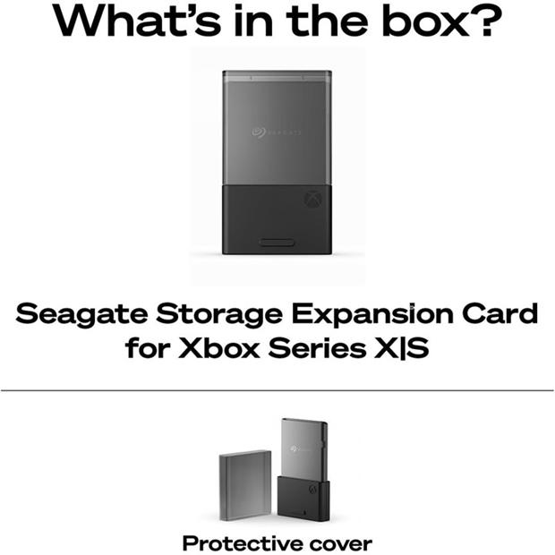 Black - Seagate - Seagate Storage Expansion Card for Xbox Series XS 1TB