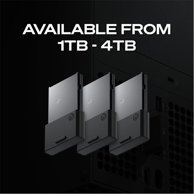 Black - Seagate - Seagate Storage Expansion Card for Xbox Series XS 1TB
