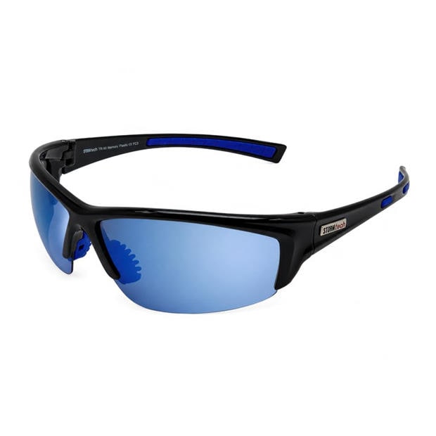 Black/Blue - Storm - Men's Sn63 Half-Rim Running Sunglasses