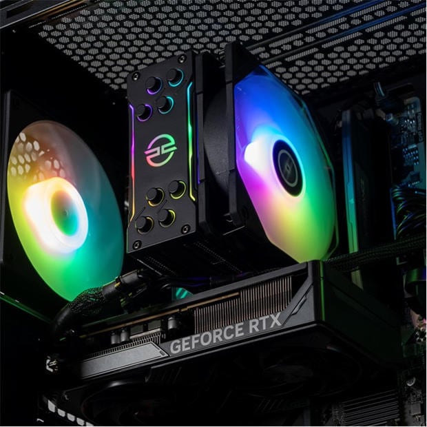 Black - PCSpecialist - Wraith 160 Gaming PC - Intel Core Ultra 5 225F RTX 5060 16GB DDR5 1TB SSD - 1440p High FPS Gaming