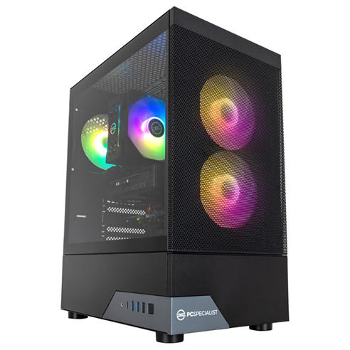 PCSpecialist - Wraith 162 Gaming PC - AMD Ryzen 5 7500F RTX 5060 16GB DDR5 1TB SSD - 1440p High FPS Gaming