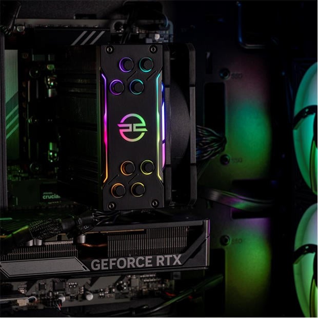 Black - PCSpecialist - Wraith 162 Gaming PC - AMD Ryzen 5 7500F RTX 5060 16GB DDR5 1TB SSD - 1440p High FPS Gaming