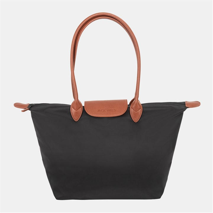 Jack Wills Women's Black Tote Bag in Size Ladies, Sports Direct