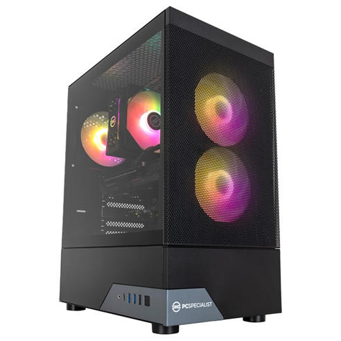 PCSpecialist - Wraith 164 Gaming PC - Ryzen 5 7500F RX 9060 XT 16GB 16GB RAM 1TB SSD - 1440p Gaming