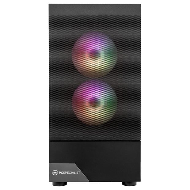 Black - PCSpecialist - Wraith 164 Gaming PC - Ryzen 5 7500F RX 9060 XT 16GB 16GB RAM 1TB SSD - 1440p Gaming